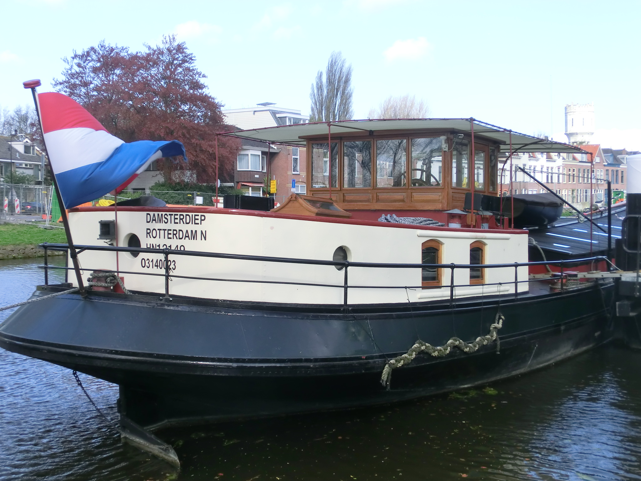 Kanalbat i Rotterdam